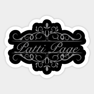 Nice Patti Page Sticker